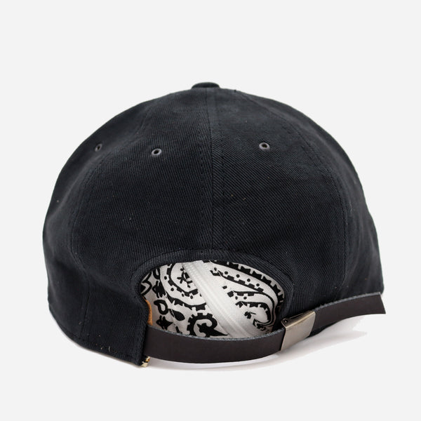 VINTAGE LINEN TWILL CAP - BLACK