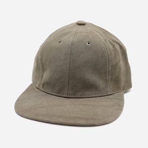 Poten - VINTAGE LINEN TWILL CAP - GREY -  - Main Front View