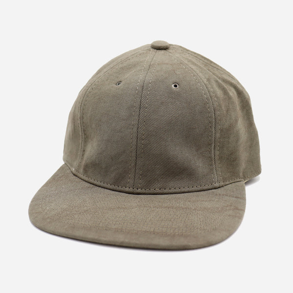 VINTAGE LINEN TWILL CAP - GREY