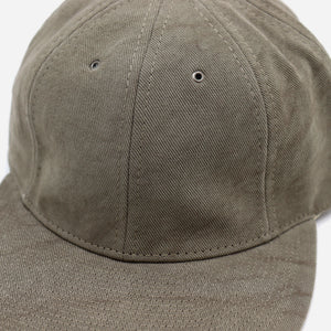Poten - VINTAGE LINEN TWILL CAP - GREY -  - Alternative View 1