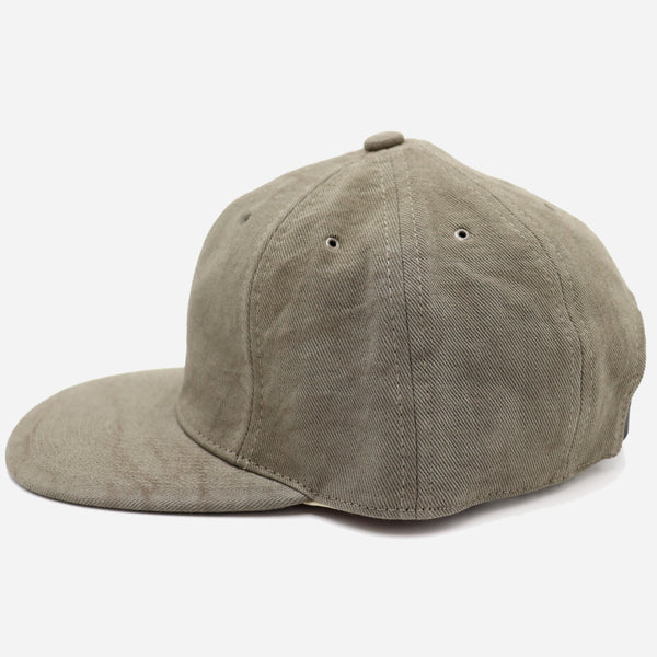 VINTAGE LINEN TWILL CAP - GREY