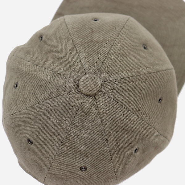 VINTAGE LINEN TWILL CAP - GREY