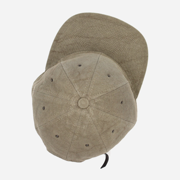 VINTAGE LINEN TWILL CAP - GREY