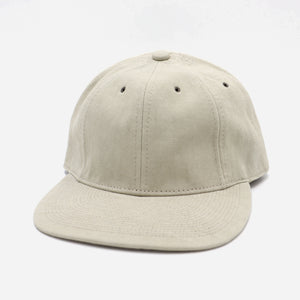Poten - VINTAGE LINEN TWILL CAP - WHITE -  - Main Front View