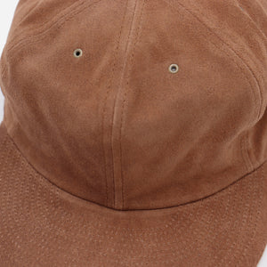 Poten - 80's VINTAGE BRUSHED VELOUR CAP - BROWN -  - Alternative View 1