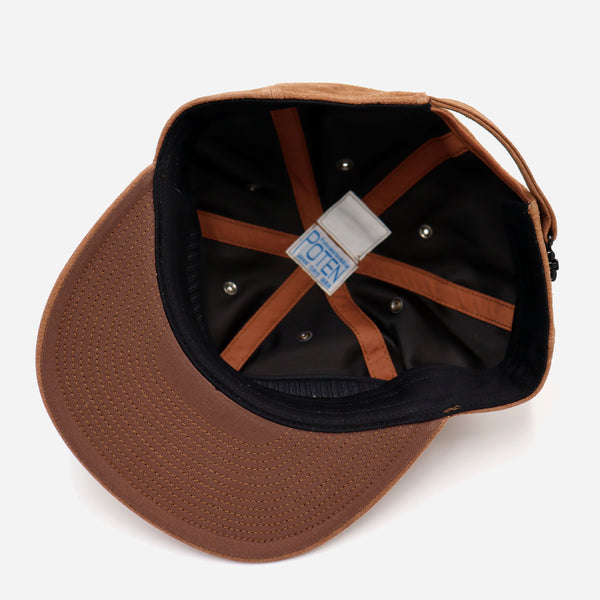 80's VINTAGE BRUSHED VELOUR CAP - BROWN