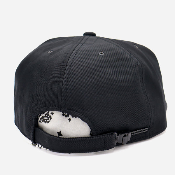 80's VINTAGE NYLON CAP - BLACK