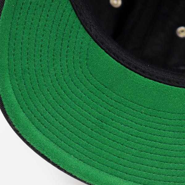 80's VINTAGE NYLON CAP - BLACK