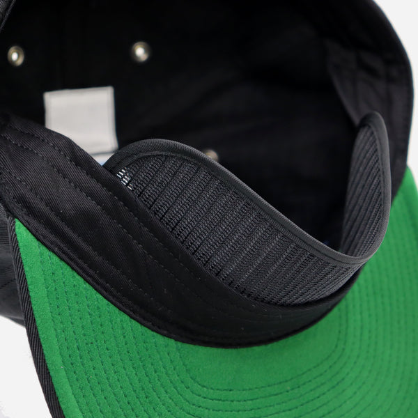 80's VINTAGE NYLON CAP - BLACK