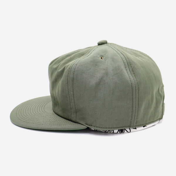 80's VINTAGE NYLON CAP - GREEN