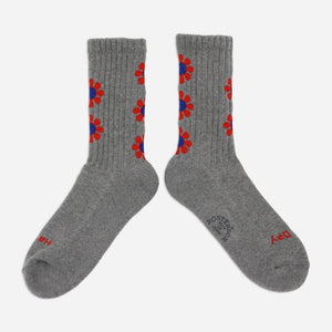 Rostersox - PEACE SOCKS - GREY -  - Main Front View