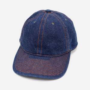 Poten - 70's DENIM CAP - NAVY -  - Main Front View