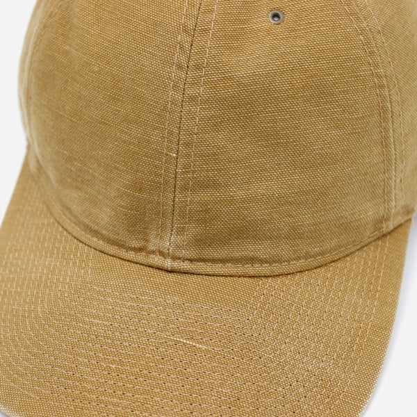 70s WASHED DENIM CAP - OLIVE