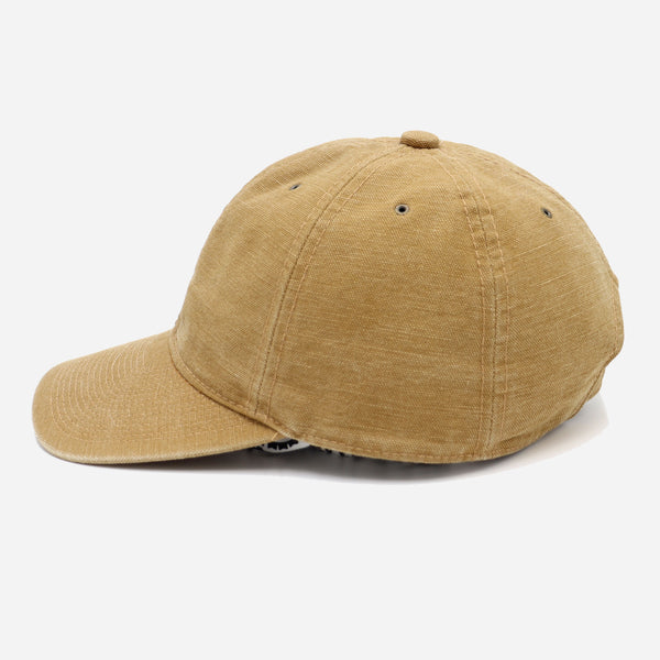 70s WASHED DENIM CAP - OLIVE