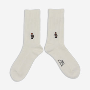 Rostersox - BEAR 84 SOCKS - WHITE -  - Main Front View