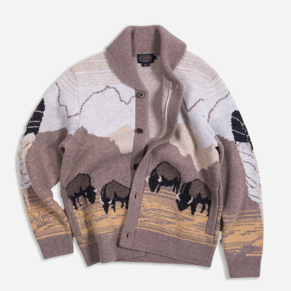 IN THEIR ELEMENT SWEATER - TAN BUFFALO