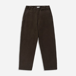 Lady White Co. - JERSEY WIDE TROUSER - BLACK OLIVE -  - Main Front View