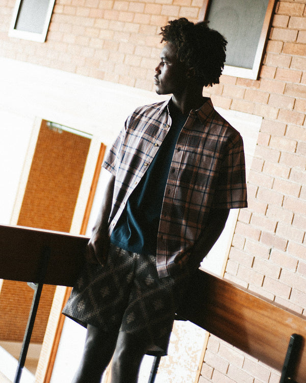 VACATION SWIM SHORT - BRIGHT CYNOTOPE