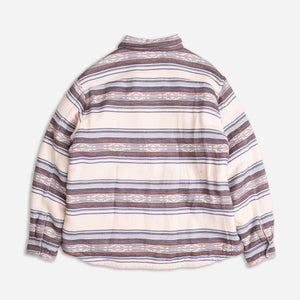 Pendleton - BAY CITY SHERPA LINED OVERSHIRT - SALTILLO STRIPE -  - Alternative View 1