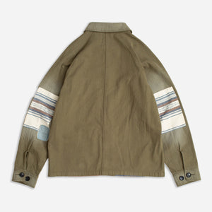 Pendleton - PATCHWORK CHORE JACKET - OLIVE -  - Alternative View 1