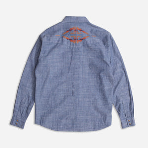 Pendleton - NEEDLEWORK CHANDLER CHAMBRAY SHIRT - INDIGO -  - Alternative View 1