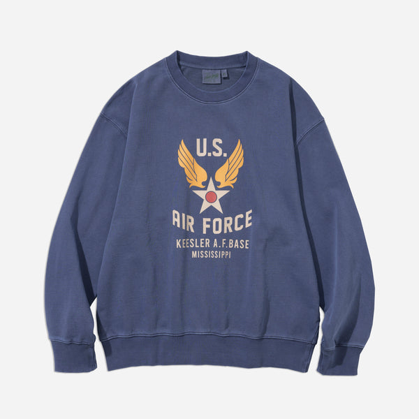 KEESLER A.F. SWEATSHIRT - PIGMENT BLUE