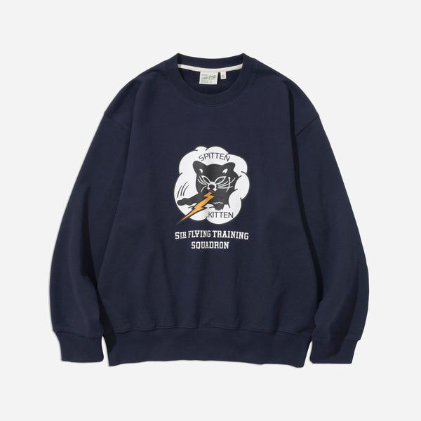 SPITTEN KITTEN SWEATSHIRT - NAVY