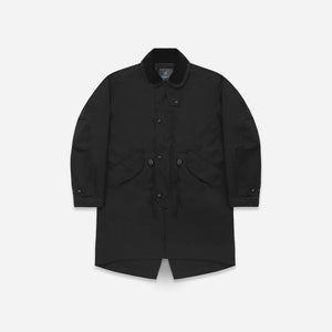 Knickerbocker - Knickerbocker K.P. Dry-Wax PrimaLoft Fishtail Coat - Black -  - Main Front View