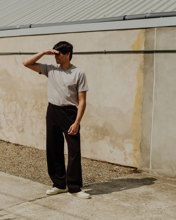 JERSEY LOUNGE PANT -  BLACK