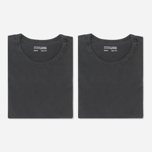 OUR 2 PACK T-SHIRTS - PIGMENT CHARCOAL