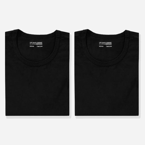 OUR 2 PACK T-SHIRTS  - BLACK