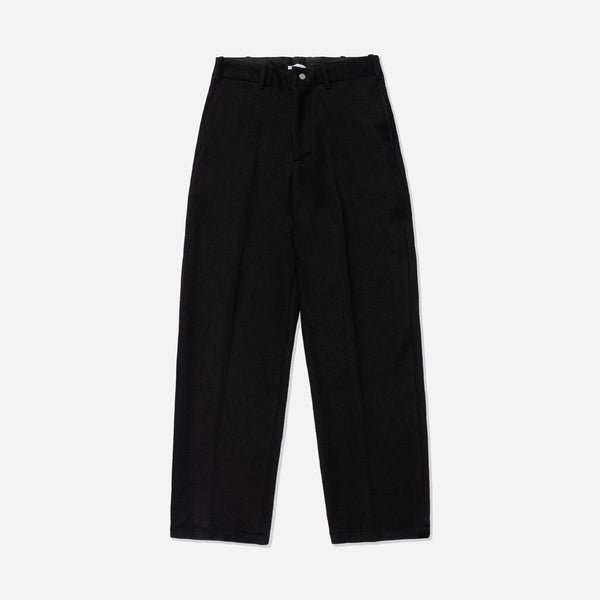 CRATER WOOL TROUSER - BLACK