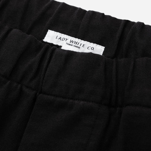 JERSEY LOUNGE PANT -  BLACK