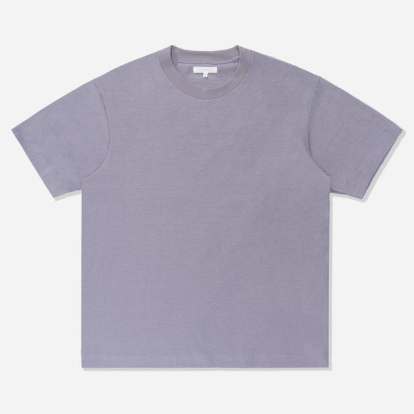 JAPANESE NEP JERSEY T-SHIRT - LILAC GREY