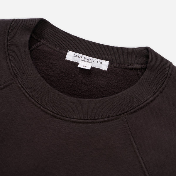 HEAVY GUSSET SWEATSHIRT - TIRE BLACK