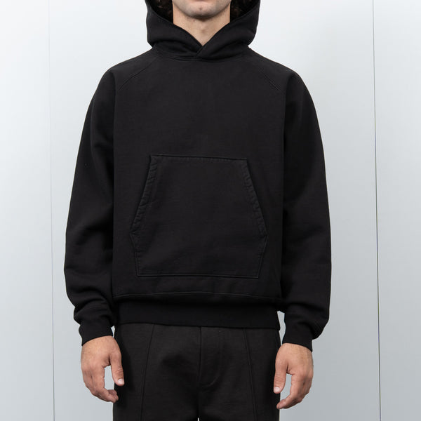 SUPER WEIGHTED HOODIE - BLACK