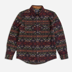 Pendleton - LA PINE OVERSHIRT - NEHALEM BROWN -  - Main Front View