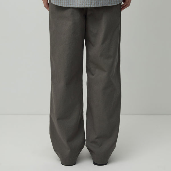 SLOB TWILL 2 PLEAT PANTS - MUD