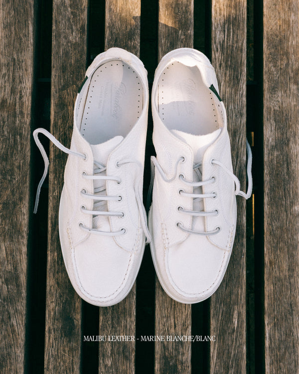 MALIBU LEATHER -  MARINE BLANCHE/BLANC