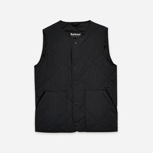 Barbour - LIDDESDALE QUILTED GILET - BLACK -  - Main Front View