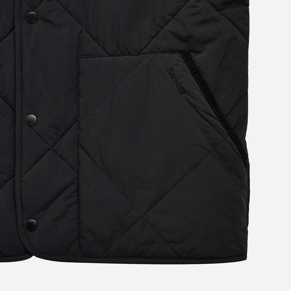 LIDDESDALE QUILTED GILET - BLACK