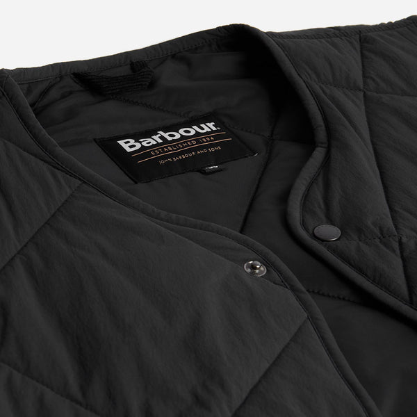 LIDDESDALE QUILTED GILET - BLACK