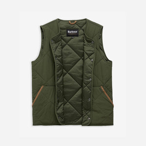 Barbour - LIDDESDALE QUILTED GILET - OLIVE -  - Alternative View 1