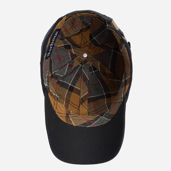 WAXED SPORTS CAP - NAVY