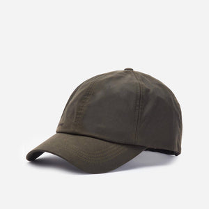 Barbour - WAXED SPORTS CAP - OLIVE -  - Main Front View