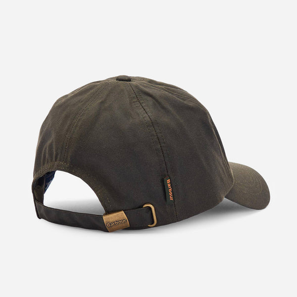 WAXED SPORTS CAP - OLIVE