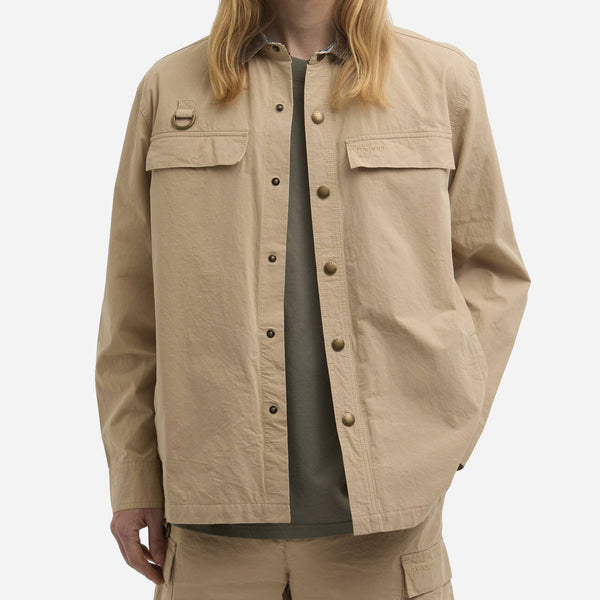 SPEY POPLIN OVERSHIRT - BEIGE