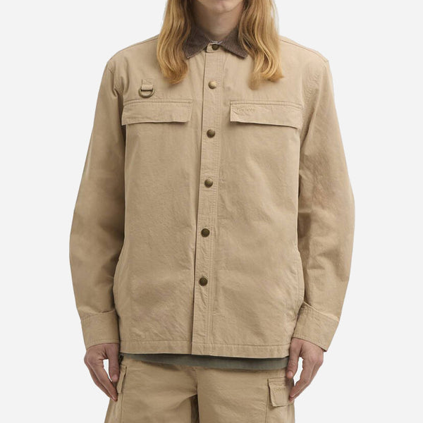 SPEY POPLIN OVERSHIRT - BEIGE