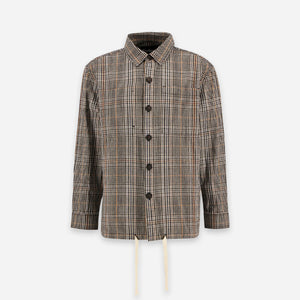 Barbour - FIFE CHECKED OVERSHIRT - NEUTRAL -  - Main Front View