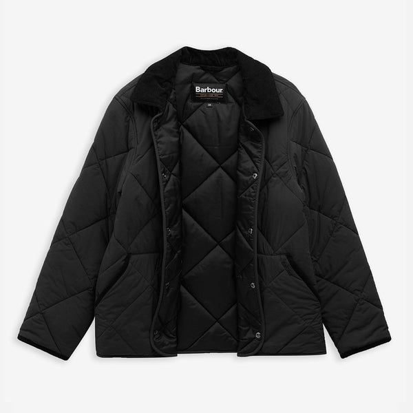 LIDDESDALE SHORT QUILTED JACKET - BLACK